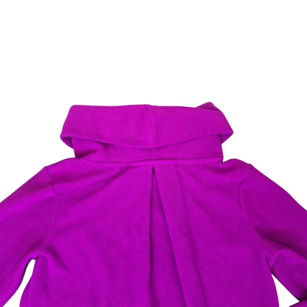Old Navy Micro Fleece Turtleneck High Low Hem Pullover Girls Size L 10 12 Purple
